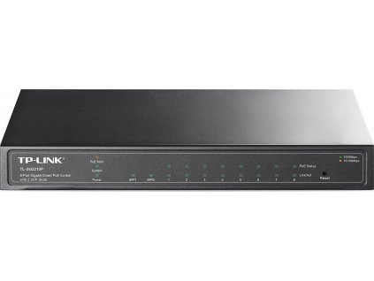 TP-Link OMADA JetStream switch TL-SG2210P (8xGbE, 2xSFP, 8x PoE+, 61W, fanless)