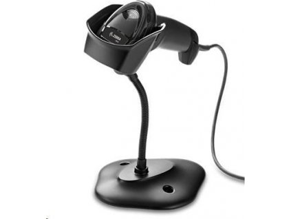Čítačka Zebra DS2208, 2D čítačka čiarových kódov, KIT, čierna, USB-HID + stojan