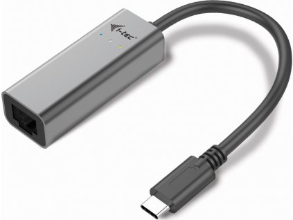 kovový gigabitový ethernetový adaptér iTec USB-C