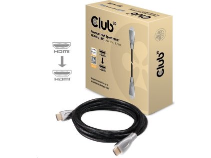 Club3D Kabel Certifikovaný HDMI 2.0 Premium High Speed 4K60Hz UHD, 1m
