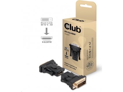 Club3D Pasívny adaptér DVI-D na HDMI 1.3 (M/Ž)