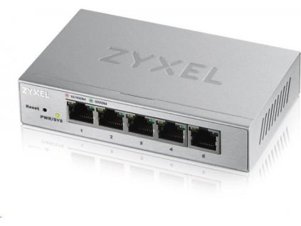 Zyxel GS1200-5 5-portový gigabitový webový inteligentný prepínač