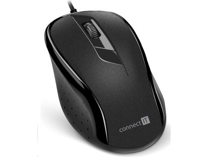 CONNECT IT Optická myš, USB, čierna