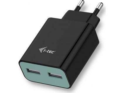 nabíjačka iTec USB Power 2 Port 2.4A - USB nabíjačka - čierna