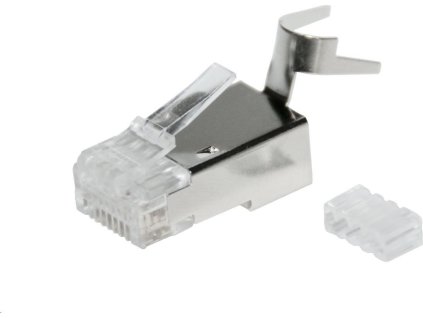 Solarix Konektor RJ45 CAT6A STP 8p8c tienený skladaný na drát