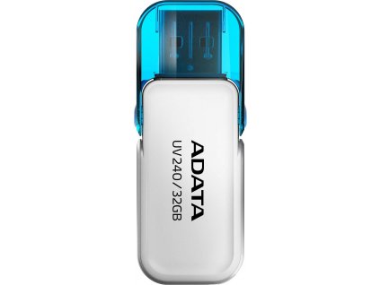 ADATA Flash disk 32GB UV240, USB 2.0 Dash Drive, biela