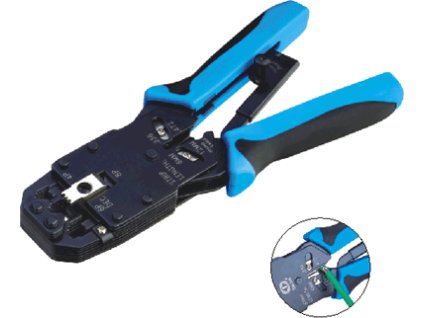 DATACOM PROFI BLUE II  4P+6P+8P BL račna (RJ45,12,11,10)