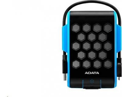 Externý pevný disk ADATA 2TB 2,5" USB 3.1, DashDrive™ Durable HD720, G-senzor, modrý, (gumový, odolný voči vode/nárazom)