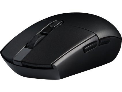 C-TECH WLM-06S-B/Kancelářská/Optická/Pro praváky/1 600 DPI/Bezdrátová USB/Černá
