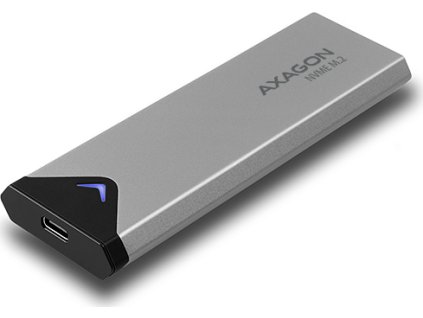 AXAGON EEM2-UG2, USB-C 10Gbps - M.2 NVMe SSD ARROW box, strieborný