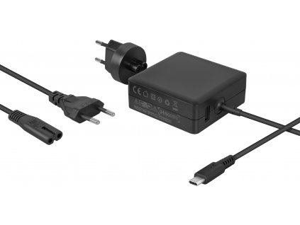 Nabíjací adaptér AVACOM USB Type-C 65W Power Delivery + USB A