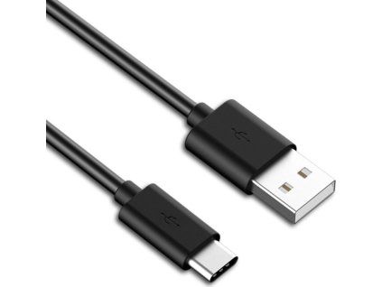 Kábel USB PREMIUMCORD 3.1 C/M - USB 2.0 A/M, rýchlonabíjací prúd 3A, 2 m, čierna