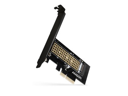 AXAGON PCEM2-N, PCIe x4 - M.2 NVMe M-key slot adaptér, vrátane. LP
