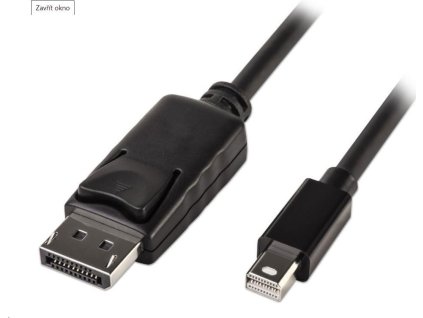 PREMIUMCORD Mini DisplayPort - DisplayPort V1.2 pripojovací kábel M/M 3 m