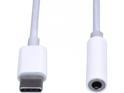 PremiumCord Prevodník USB-C na audio jack 3,5 mm samica 10 cm