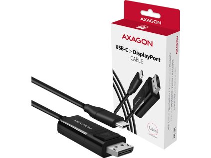 AXAGON RVC-DPC, redukcia / kábel USB-C -> DisplayPort 1.8 m, 4K/60 Hz