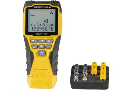 KLEIN TOOLS - VDV Scout® Pro 3 Tester Kit - 5x RJ45, 5x F-konektor