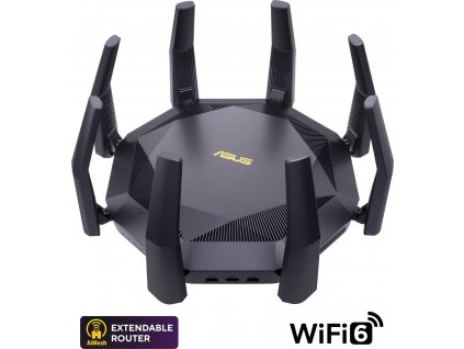 ASUS RT-AX89X (AX6100) WiFi 6 Extendable Router, 10G porty,  AiMesh, 4G/5G Mobile Tethering
