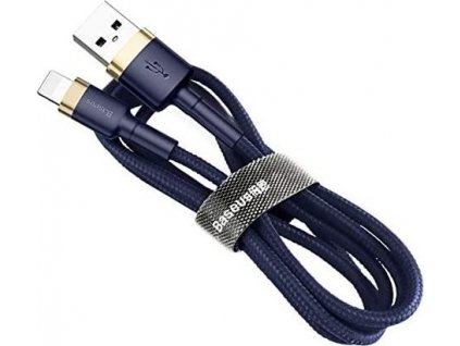 Baseus Cafule Nabíjací/dátový kábel USB na Lightning 2,4A 1 m, zlatomodrý