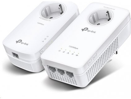 TP-Link TL-WPA8631PKIT OneMesh/EasyMesh WiFi5 průchozí powerline set (AC1200,AV1300,2,4GHz/5GHz,3xGbELAN)