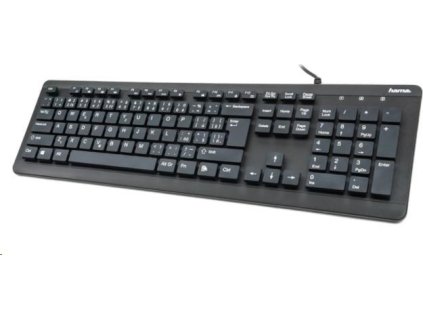 Hama voděodolná klávesnice KC-600, kabelová, černá