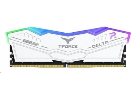 DIMM DDR5 32GB 6400MHz, CL40, (KIT 2x16GB), T-FORCE DELTA RGB, biela