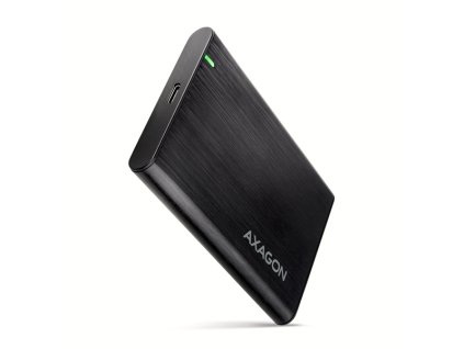 AXAGON EE25-A6C, USB-C 3.2 Gen 1 - SATA 6G 2.5" kovový box RAW, bez skrutiek