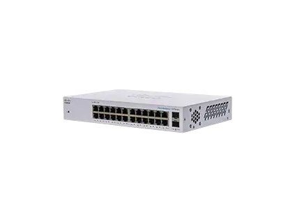 Cisco switch CBS110-24T (24xGbE, 2xGbE/SFP combo,fanless) - REFRESH