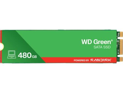 WD GREEN SSD WDS480G3G0B 480GB M.2, (R:540, W:465MB/s)