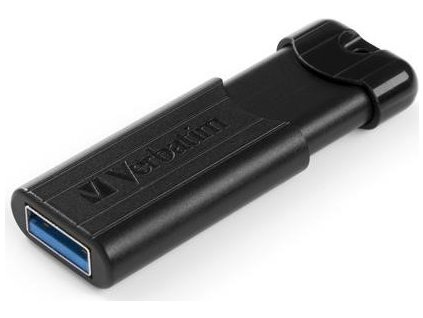 VERBATIM Flash Disk PinStripe USB 3.0, 16 GB - čierna