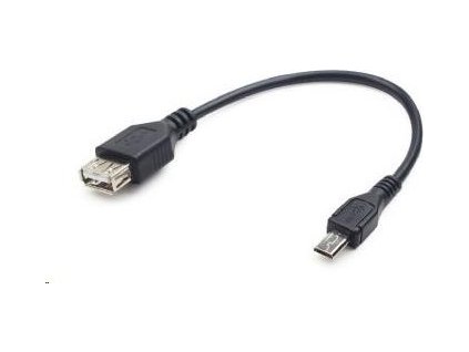Kábel USB GEMBIRD 2.0 A-Micro B, OTG, 15 cm (F/M, pre tablet a smartfón)