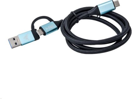kábel iTec USB-C na USB-C s integrovaným USB 3.0 Podľa adaptéra