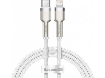 Baseus Cafule Series USB-C na Lightning PD 20W 2m nabíjací/dátový kábel, biely