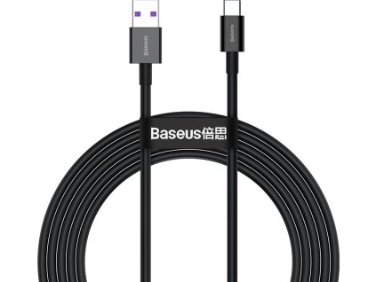 Baseus Superior Series USB/Type-C rýchlonabíjací kábel 66W 2m čierny