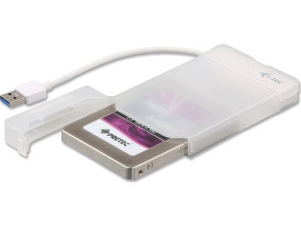 iTec USB 3.0 MySafe Easy, externý rám pevného disku 6.4 cm / 2.5" pre SATA I/II/III HDD SSD, biely