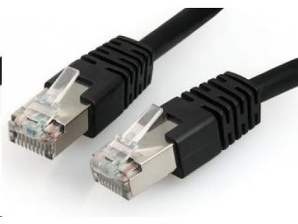 GEMBIRD Patch kábel CAT6 tienený FTP 1m, čierny