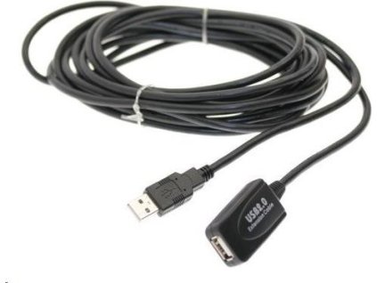PREMIUMCORD USB 2.0 opakovač a predlžovací kábel A/M-A/F 5m