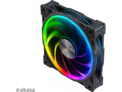 AKASA ventilátor SOHO AR14, 14cm ARGB PWM fan with advanced blade design