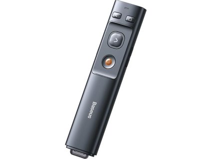 Baseus Orange dot laserové bezdrátové ukazovátko, šedá