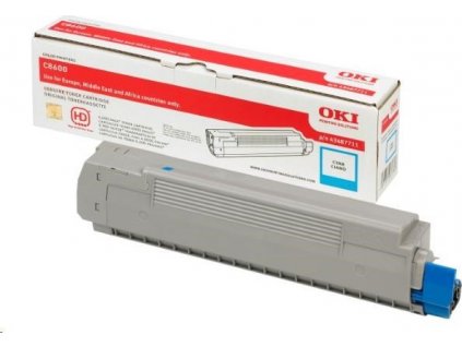 Oki Toner Cyan pre C8600 (6.000 strán)