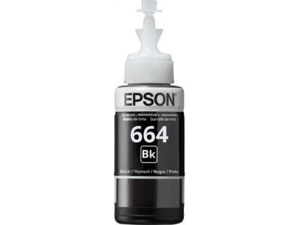 Čierny atrament EPSON T6641 Nádobka s čiernym atramentom 70 ml pre L100/L200/L550/L1300/L355/365