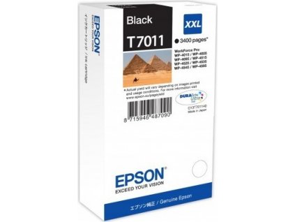 Čierny atrament EPSON WorkForce-4000/4500 - čierny XXL - 3400 str. (63,2 ml)