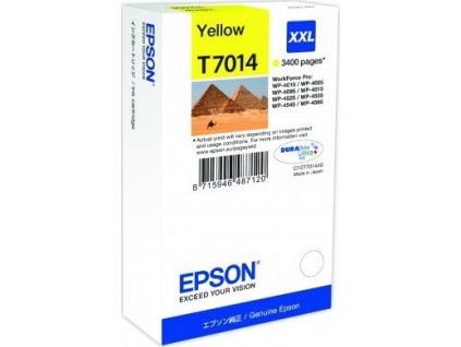 Atramentová lišta EPSON WorkForce-4000/4500 - žltá XXL - 3400 str. (34,2 ml)