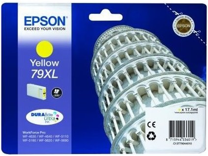 kazeta EPSON WorkForce WF-5620,5690,5190,5000 seria yellow XL (2000 str.)