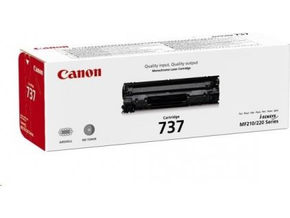 Canon TONER CRG-737 černý pro i-SENSYS LBP151dw, MF211, MF212w, MF216n, MF217w, MF226dn, MF229dw, MF231 (2 400 str.)