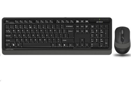 Súprava klávesnica + myš A4tech, FG1010 FSTYLER, bezdrôtová, sivá