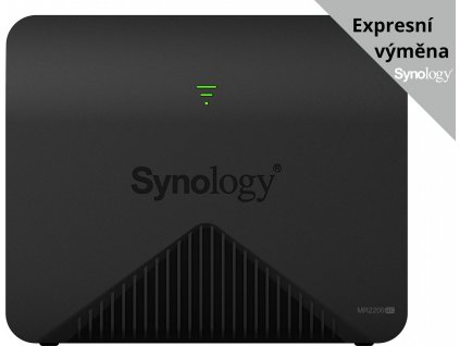 Synology MR2200ac Mesh Router 2,4 GHz / 5 GHz 802.11a/b/g/n/ac (4C/717MHz/256MBRAM/1xUSB3.0/1xGbEWAN,1xGbELAN)