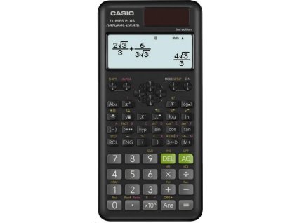 CASIO kalkulačka FX 85 ES Plus 2E, černá, školní, desetimístná