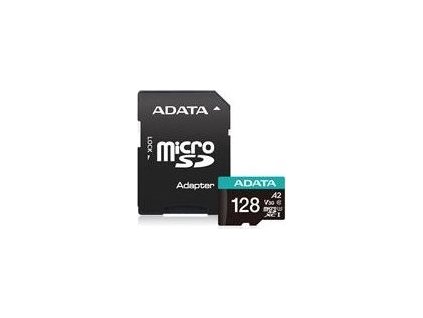 Pamäťová karta ADATA Premier micro SDXC karta 128GB UHS-I U3 Class 10 + adaptér