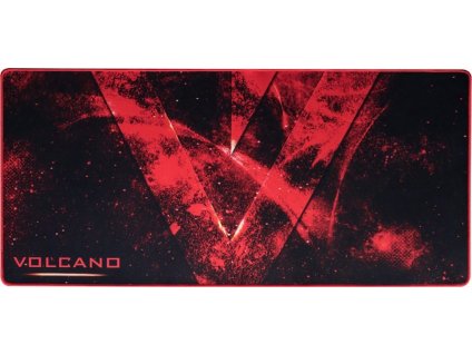 Podložka pod myš Mousepad MODECOM Volcano Erebus čierno-červená, rozmery 900 x 420 x 3mm